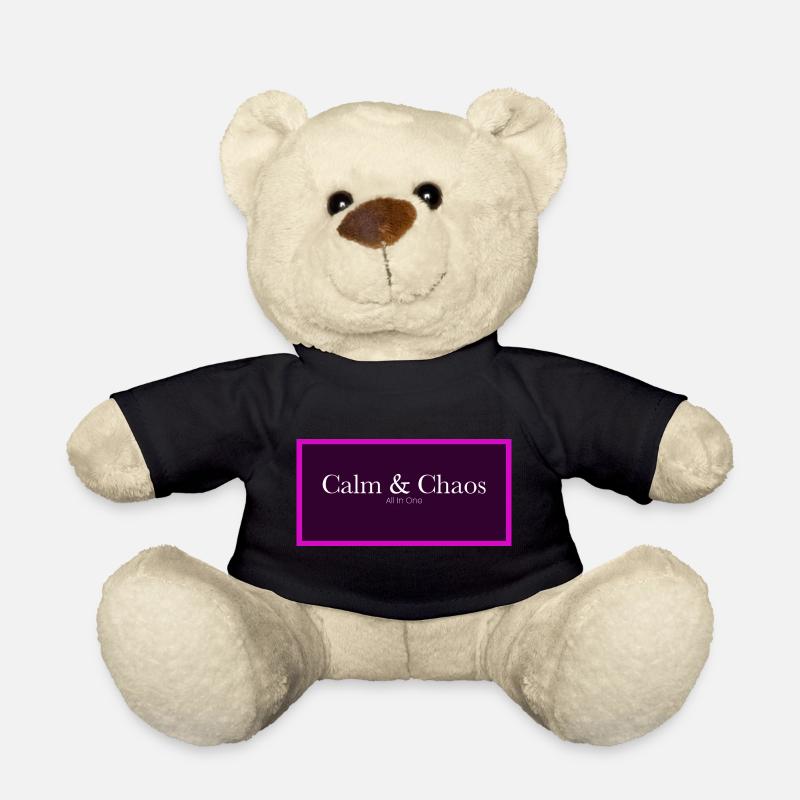 Calm & Chaos - Teddy Bear - black