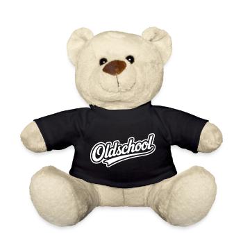 Oldschool Retro Typografie Design - Teddy - Schwarz - Vorne