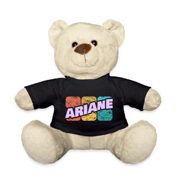 Gift for Ariane - Teddy Bear - black - Front