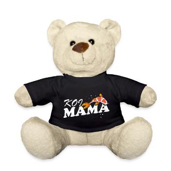 Koi Mama Fière, Poisson Drôle Vie à l’étang - Nounours - noir - Devant