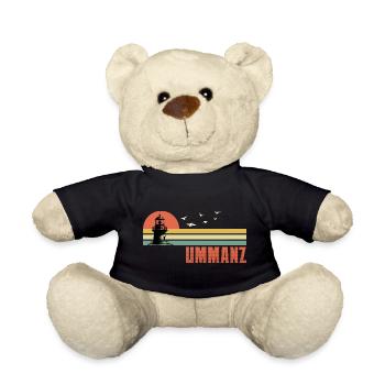 Ostsee Urlaub INSEL UMMANZ Souvenier Lustig - Teddy - Schwarz - Vorne