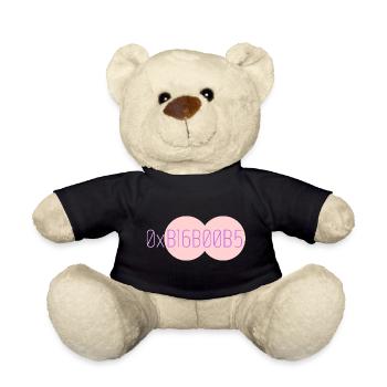0xB16B00B5 Leetspeak - Nounours - noir - Devant