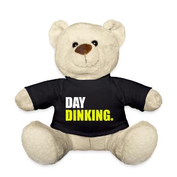 Day dinking funny pickleball player - Teddy Bear - black - Front