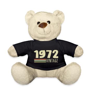 1972-Jubiläum-1972-Retro-1972 - Teddy - Schwarz - Vorne