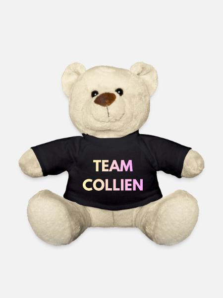 Team Collien Gradient Text - Teddy - Schwarz