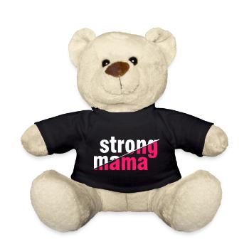 Chemise de maman forte - Nounours - noir - Devant