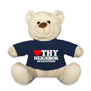 Liebe deinen Nächsten – ohne Ausnahme. Christliche - Teddy - French Navy - Vorne
