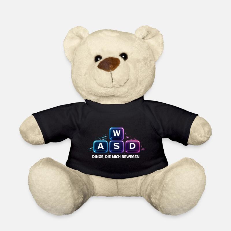 Dinge Die Mich Bewegen WASD PC Gamer - Teddy - Schwarz
