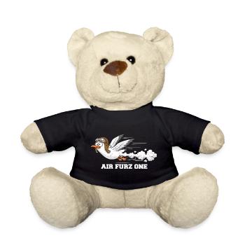Air Furz One – furzangetriebene Möwe - Teddy - Schwarz - Vorne