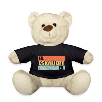 Es Eskaliert Eh - Teddy - Schwarz - Vorne