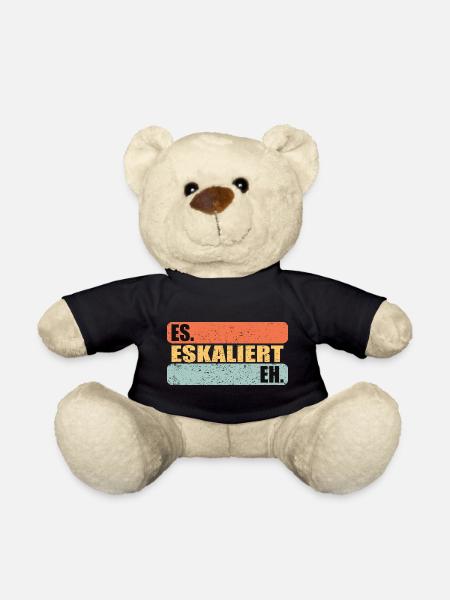 Es Eskaliert Eh - Teddy - Schwarz