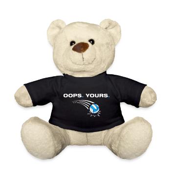 Oops. yours. Volleyball Volleyballspieler - Teddy - Schwarz - Vorne