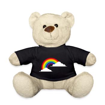 rainbow rainbow - Teddy Bear - black - Front