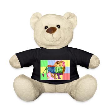 lion - Nounours - noir - Devant
