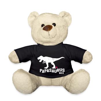 Papasaurus Rex - Teddy - Schwarz - Vorne