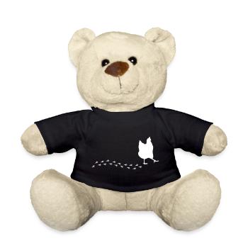 Witziges Huhn - Teddy - Schwarz - Vorne