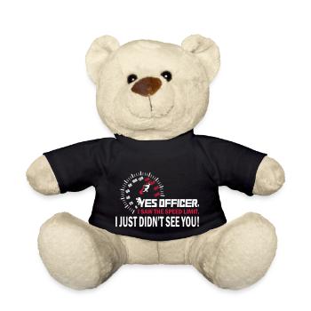 Saw The Speed Limit - Teddy Bear - black - Front