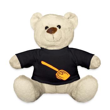 gelbe schaufel sandkasten spielzeug schaufeln eime - Teddy - Schwarz - Vorne