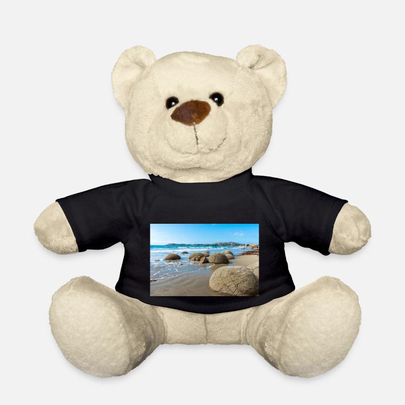 spherical Rocks Moeraki Boulders New Zealand Otago - Teddy - Schwarz