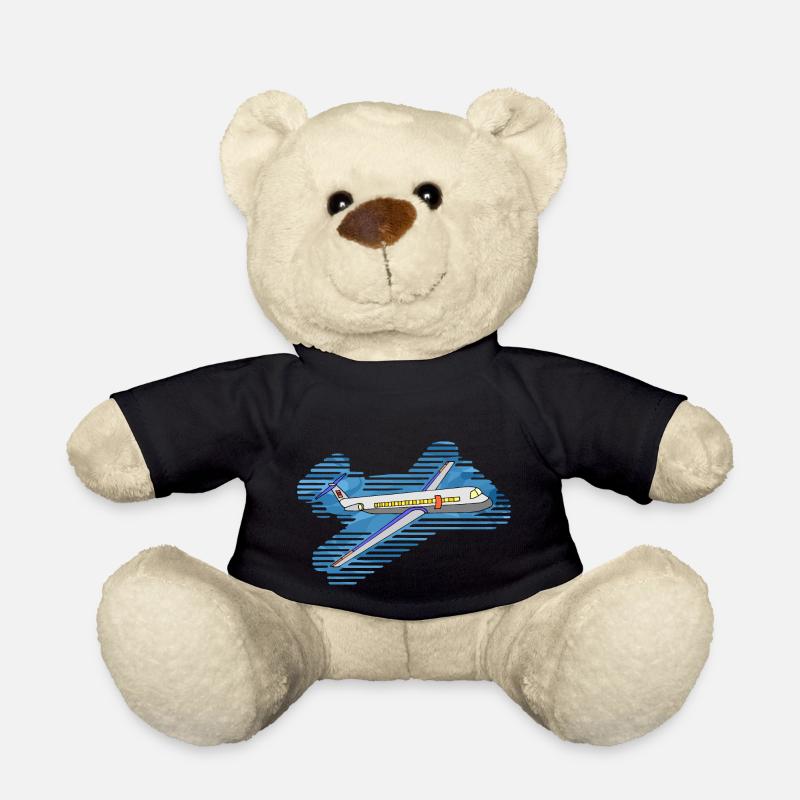 avion - Nounours - noir