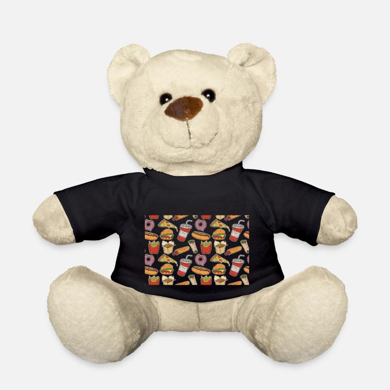 Fast Food Lover - Teddy - Schwarz