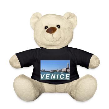 VENICE - Venice - Italy - Teddy Bear - black - Front
