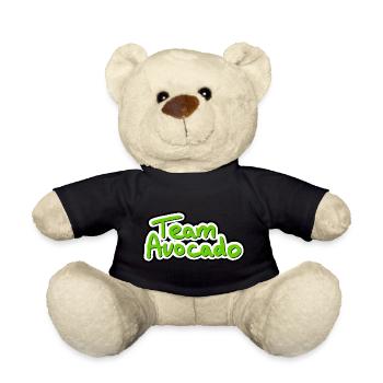 Team avocado - Teddy Bear - black - Front