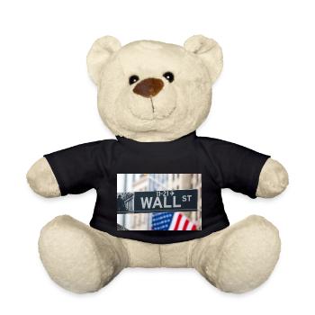 Wall Street street sign New York USA - Teddy - Schwarz - Vorne