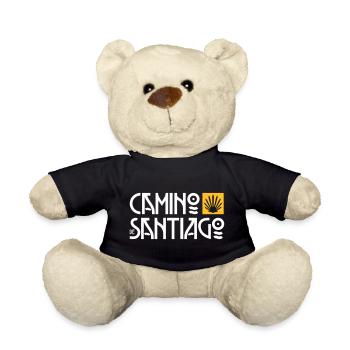 Camino de Santiago | Chemin de Saint-Jacques | Art Deco Typo - Nounours - noir - Devant