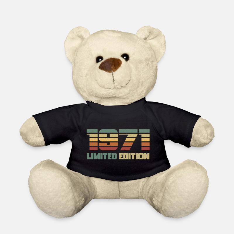 1971 Limited Edition Geburtstag Geschenk 52 Jahre - Teddy - Schwarz