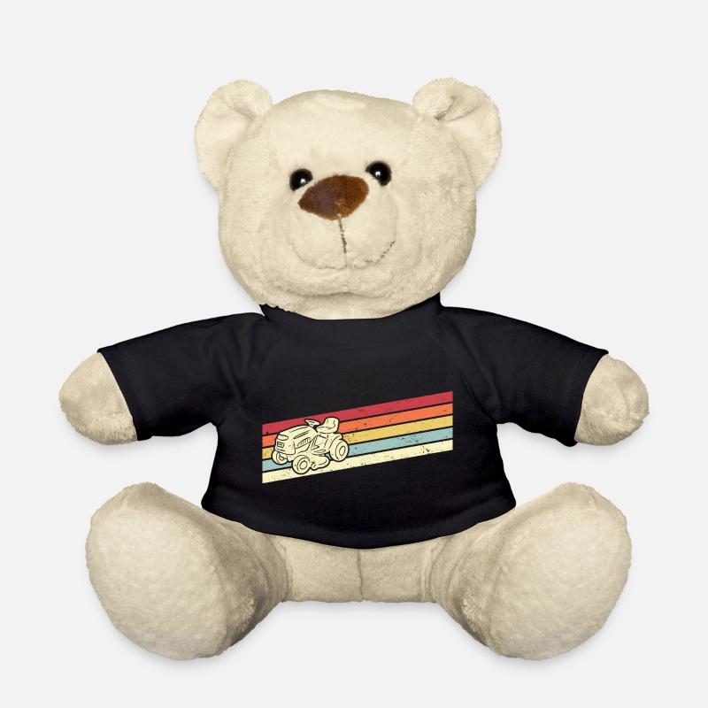 Rasenmäher Rasentraktor Aufsitzmäher Rasen mähen - Teddy - Schwarz