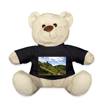 Moselle, château, vignoble, panorama - Nounours - noir - Devant