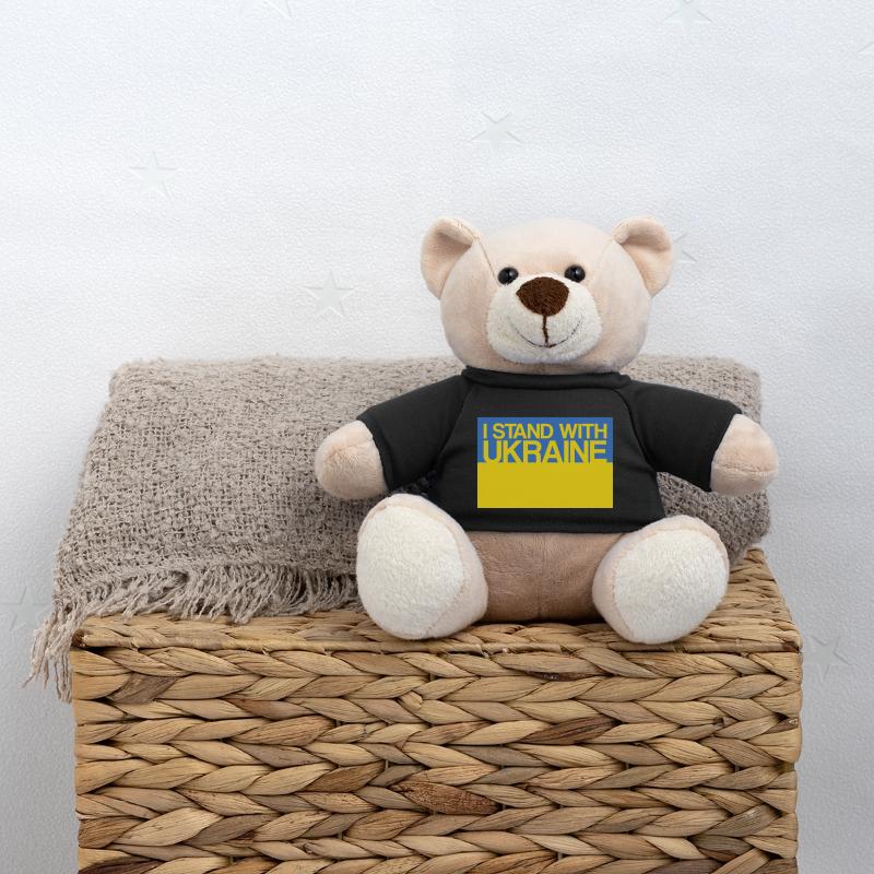 I Stand With Ukraine With Ukraine Support Ukrain Teddy Bear