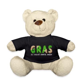Gras Ist Nicht Immer Grün - Teddy - Schwarz - Vorne