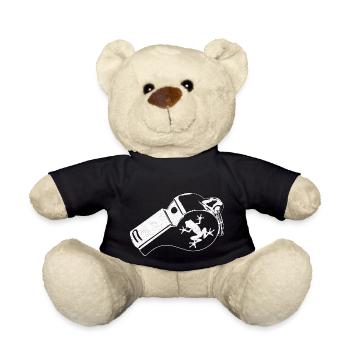 Whistle - Teddy Bear - black - Front