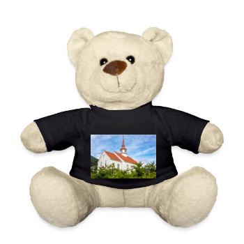 Eid kirke (Eid-Kirche) in Nordfjordeid Norwegen - Teddy - Schwarz - Vorne