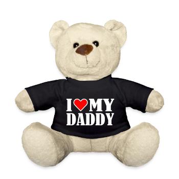 I love my dad - Nounours - noir - Devant
