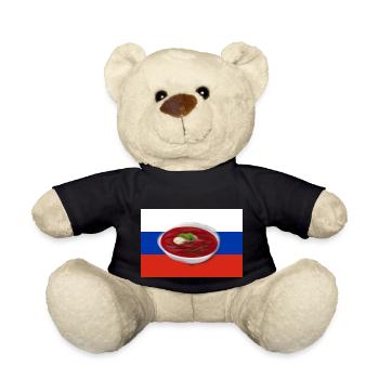 Borschtsch, Russische Suppe - Teddy - Schwarz - Vorne