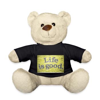 Life is Good Graffiti - Teddy - Schwarz - Vorne