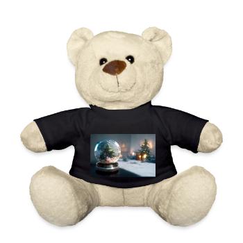 Christmas 10 - Teddy Bear - black - Front
