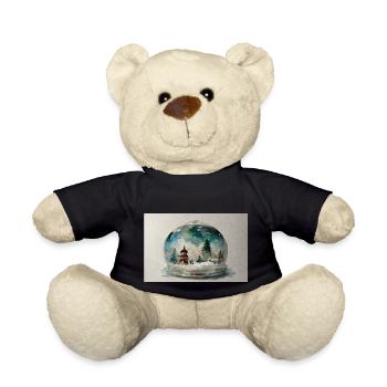 Christmas 14 - Teddy Bear - black - Front