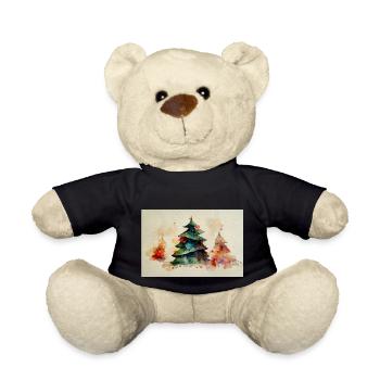 Christmas 21 - Teddy Bear - black - Front