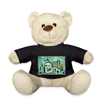 City Faces - Teddy - Schwarz - Vorne