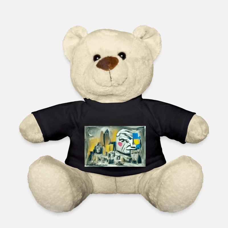 Visages de la ville - Tirage d’art - Nounours - noir