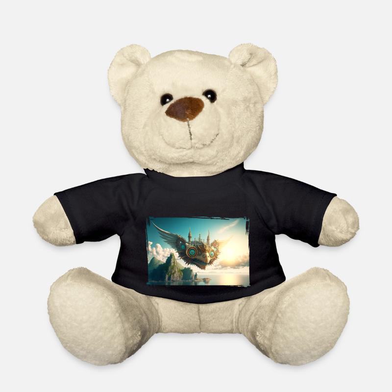 Avion Steampunk - Nounours - noir