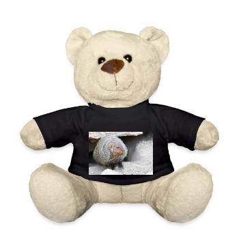 Banded Mongoose or Zebra Mongoose - Teddy Bear - black - Front