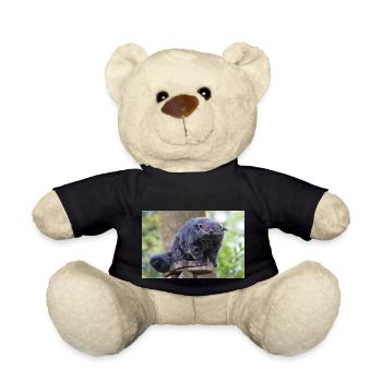 Binturong also bearcat Marderbär Arctictis - Teddy Bear - black - Front