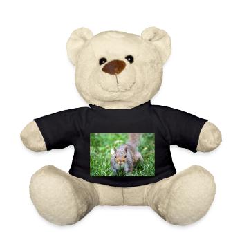 Grey squirrel Grauhörnchen Sciurus carolinensis - Teddy Bear - black - Front