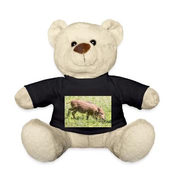 Shoat Sanglier (en allemand Wildschwein) Sus scrofa - Nounours - noir - Devant