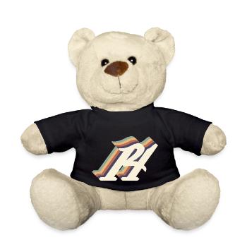 14th anniversary vintage - Teddy Bear - black - Front